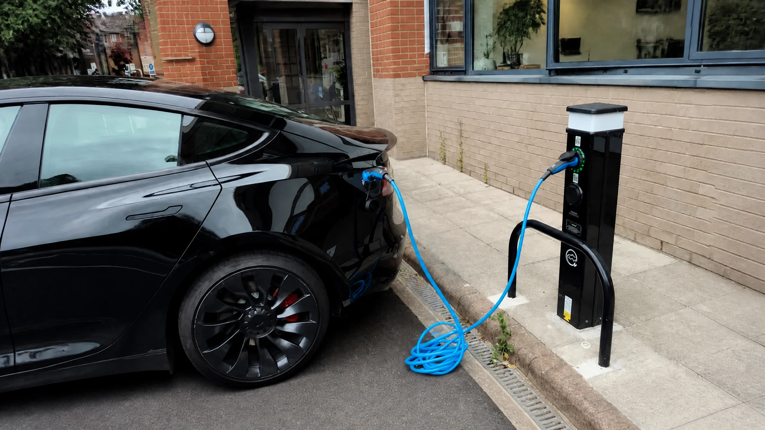 EV charger installation at a home